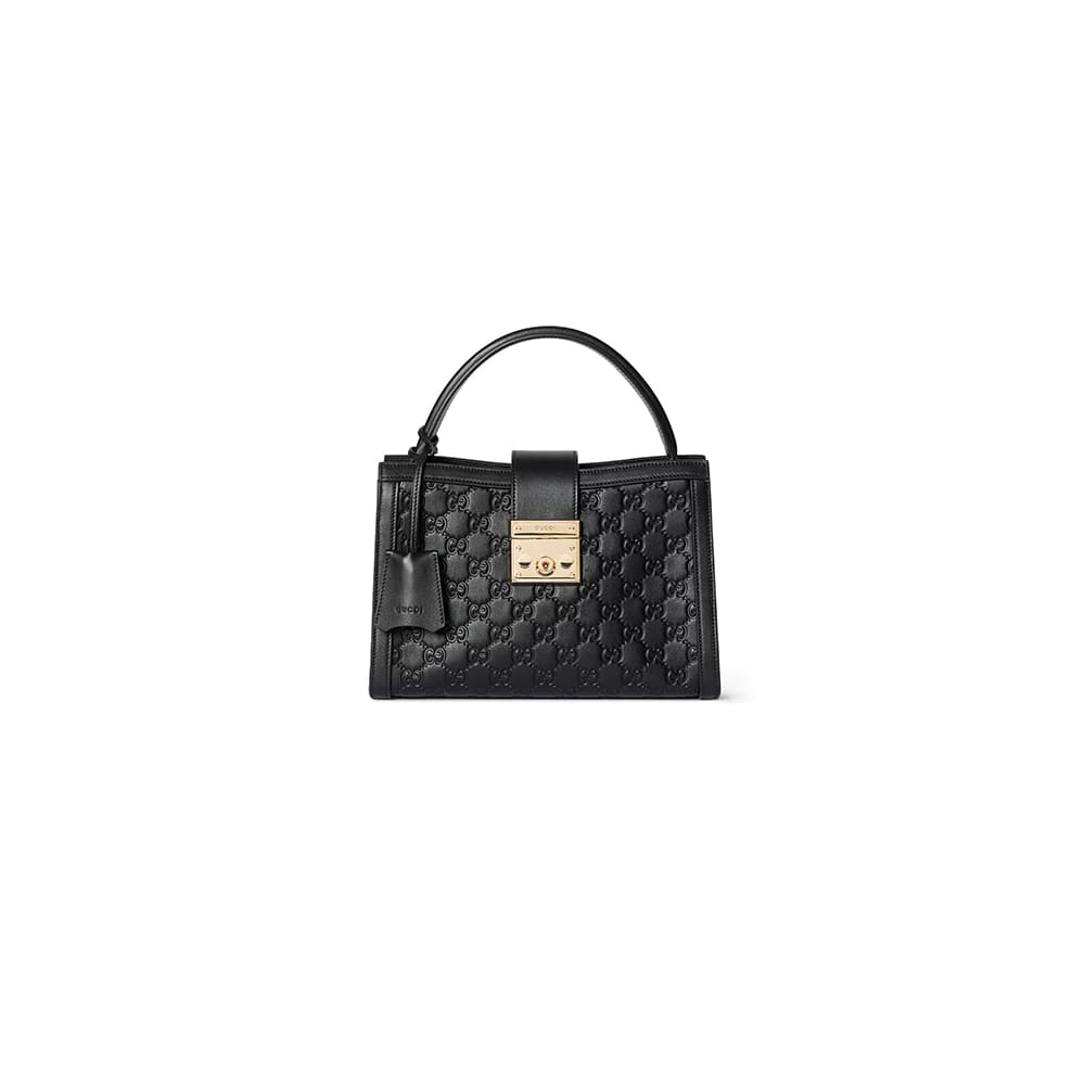Gucci Padlock medium top handle bag