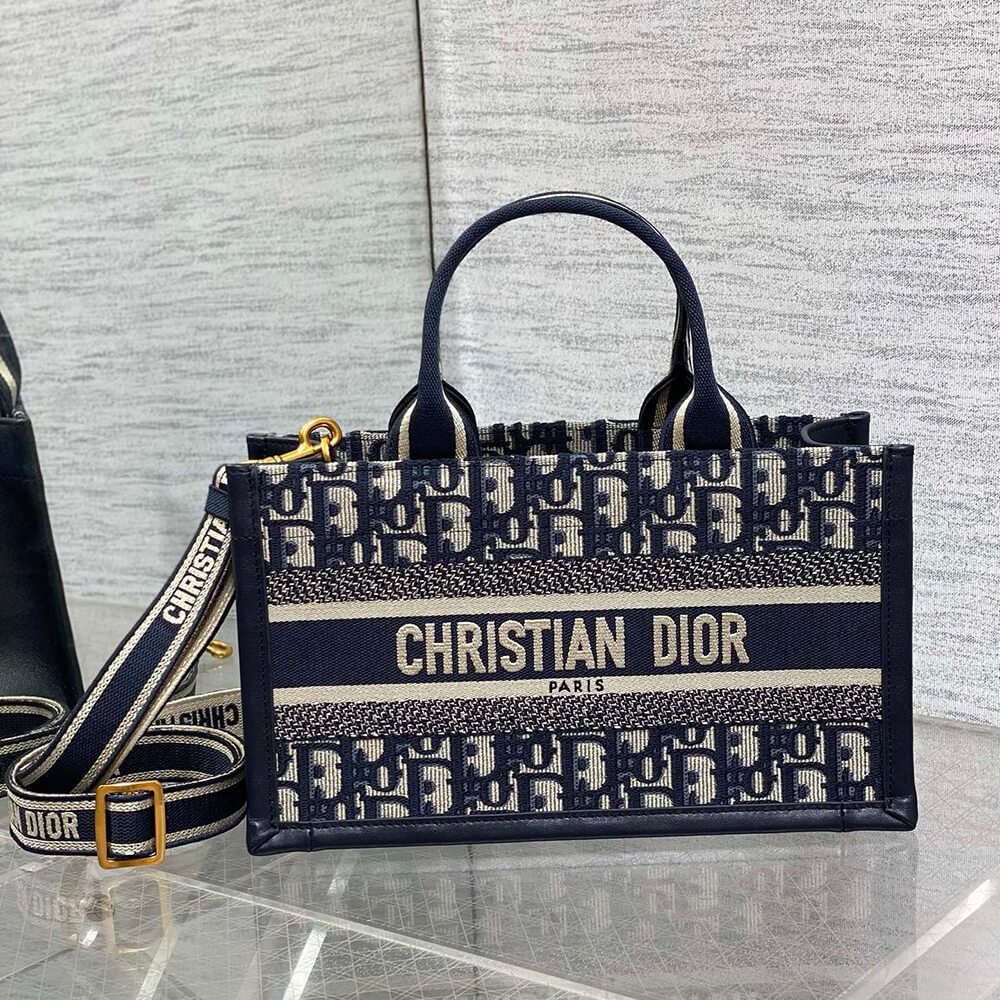 Dior East-West Dior Book Tote with strap